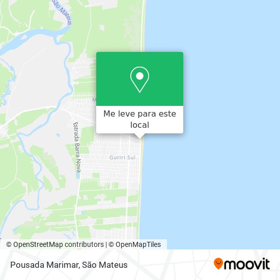 Pousada Marimar mapa