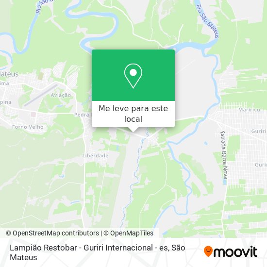 Lampião Restobar - Guriri Internacional - es mapa