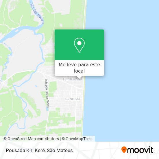 Pousada Kiri Kerê mapa