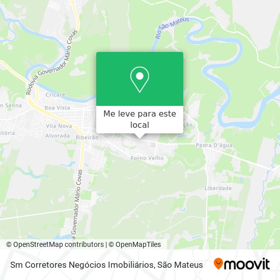 Sm Corretores Negócios Imobiliários mapa