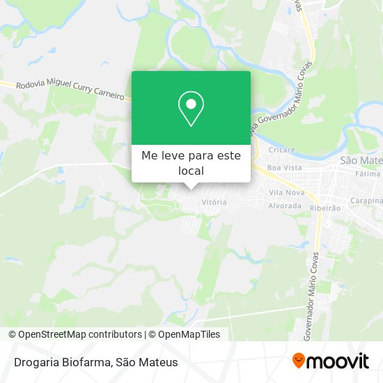 Drogaria Biofarma mapa