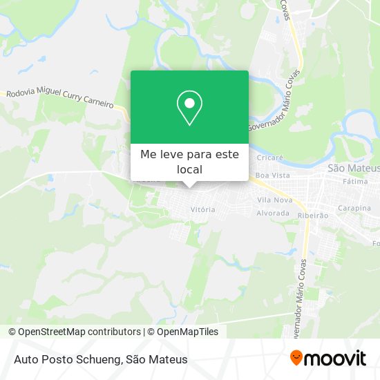Auto Posto Schueng mapa