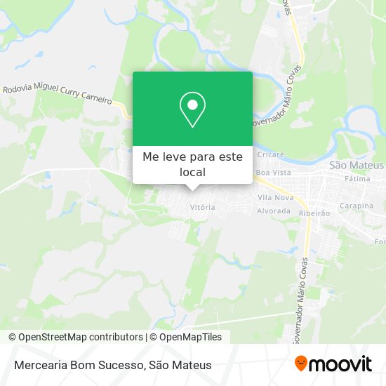 Mercearia Bom Sucesso mapa