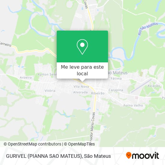 GURIVEL (PIANNA SAO MATEUS) mapa