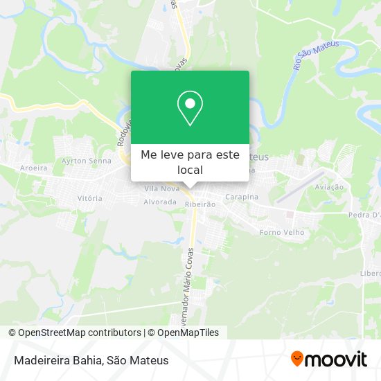 Madeireira Bahia mapa