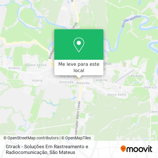 Gtrack - Soluções Em Rastreamento e Radiocomunicação mapa