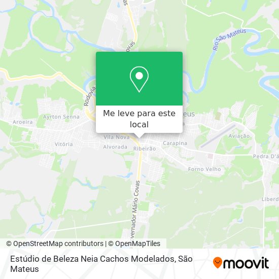 Estúdio de Beleza Neia Cachos Modelados mapa
