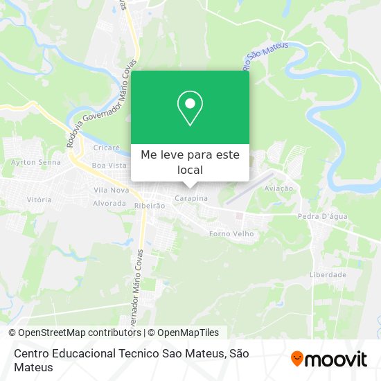 Centro Educacional Tecnico Sao Mateus mapa