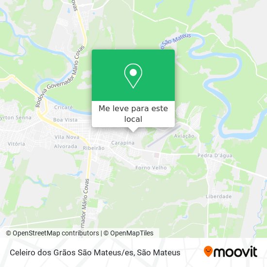 Celeiro dos Grãos São Mateus / es mapa