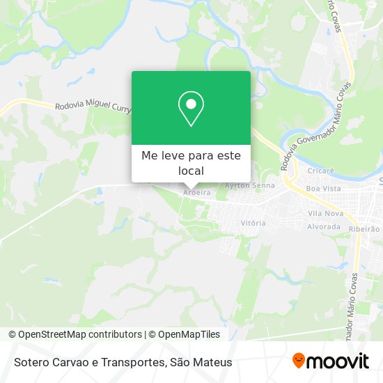 Sotero Carvao e Transportes mapa