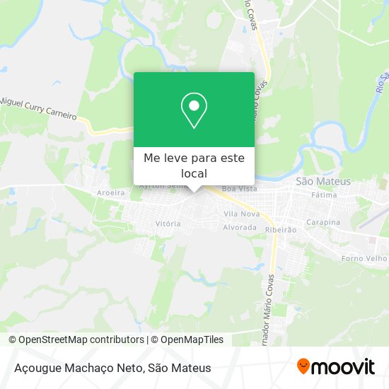 Açougue Machaço Neto mapa