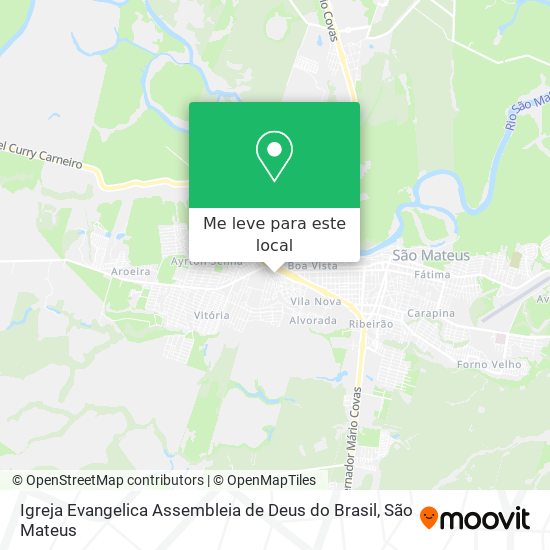 Igreja Evangelica Assembleia de Deus do Brasil mapa