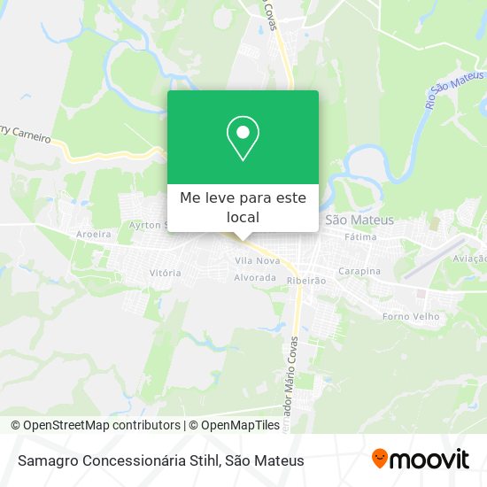 Samagro Concessionária Stihl mapa