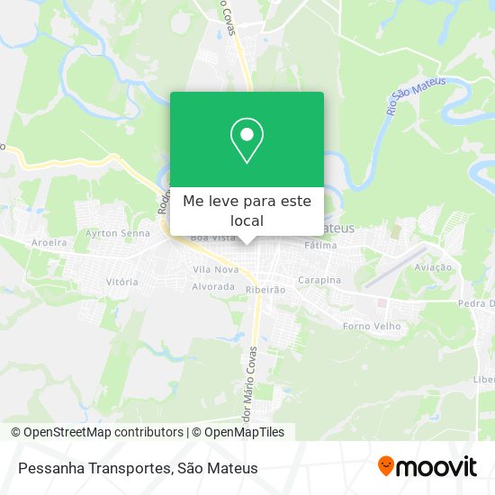 Pessanha Transportes mapa
