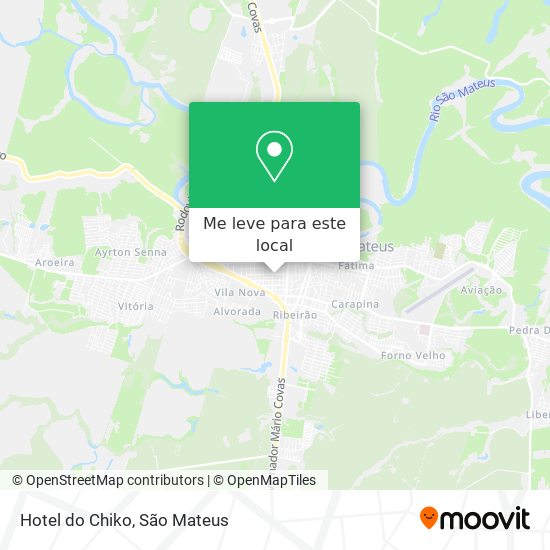 Hotel do Chiko mapa