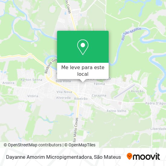 Dayanne Amorim Micropigmentadora mapa