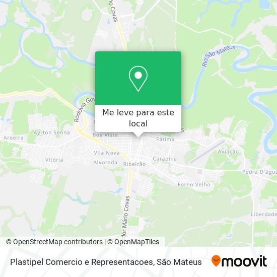 Plastipel Comercio e Representacoes mapa