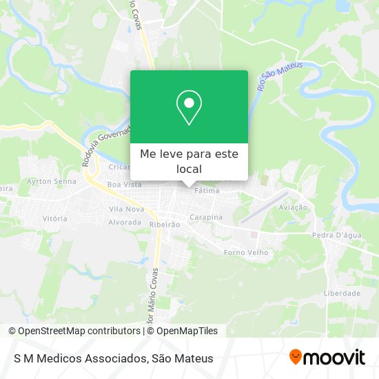S M Medicos Associados mapa