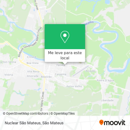 Nuclear São Mateus mapa