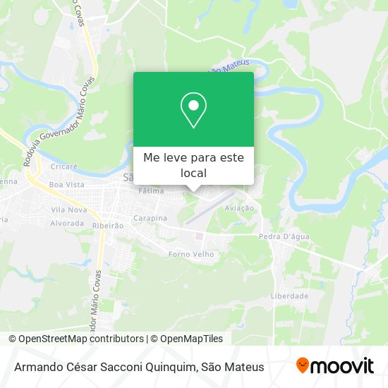 Armando César Sacconi Quinquim mapa