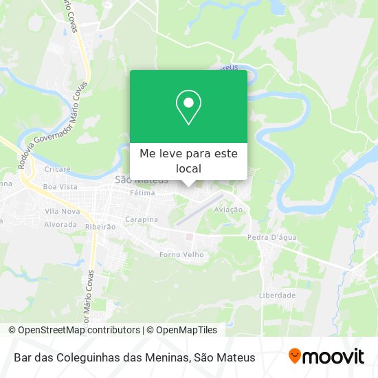 Bar das Coleguinhas das Meninas mapa
