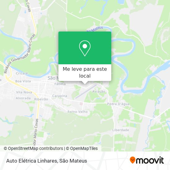Auto Elétrica Linhares mapa