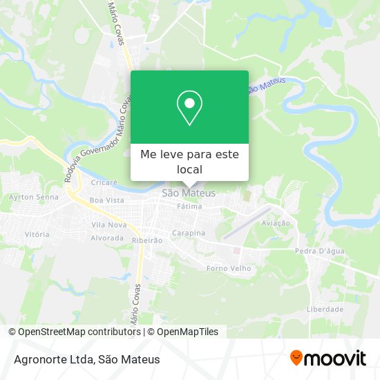 Agronorte Ltda mapa