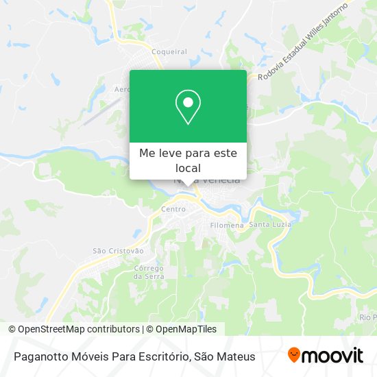 Paganotto Móveis Para Escritório mapa