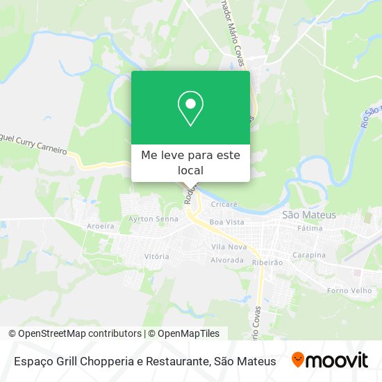 Espaço Grill Chopperia e Restaurante mapa