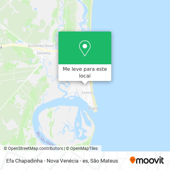 Efa Chapadinha - Nova Venécia - es mapa