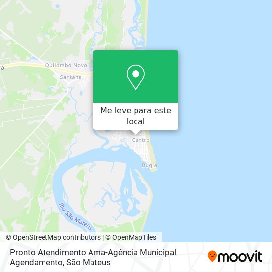 Pronto Atendimento Ama-Agência Municipal Agendamento mapa