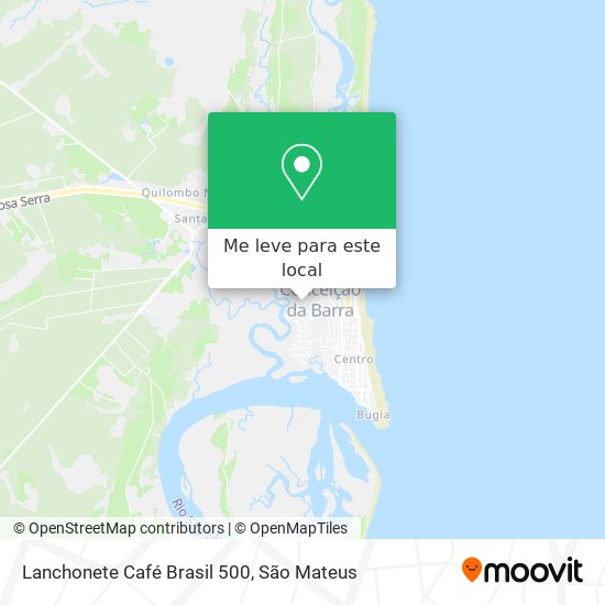 Lanchonete Café Brasil 500 mapa