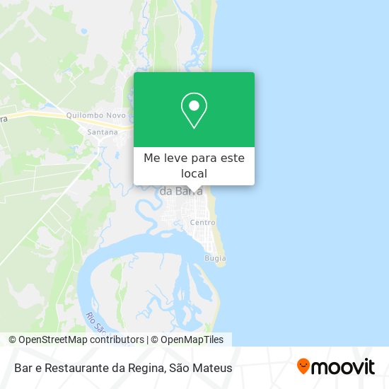 Bar e Restaurante da Regina mapa