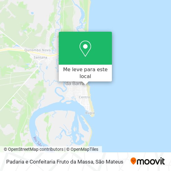 Padaria e Confeitaria Fruto da Massa mapa