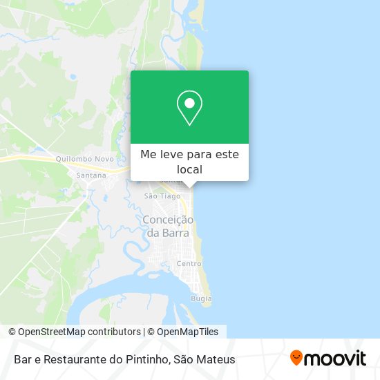 Bar e Restaurante do Pintinho mapa