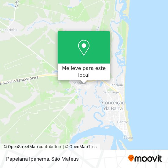 Papelaria Ipanema mapa