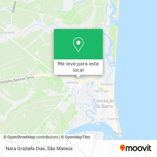 Nara Graziela Dias mapa