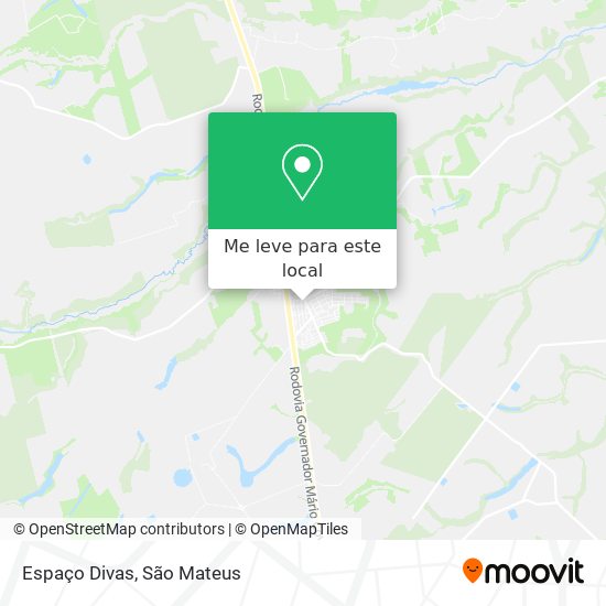 Espaço Divas mapa