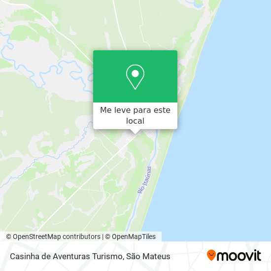 Casinha de Aventuras Turismo mapa