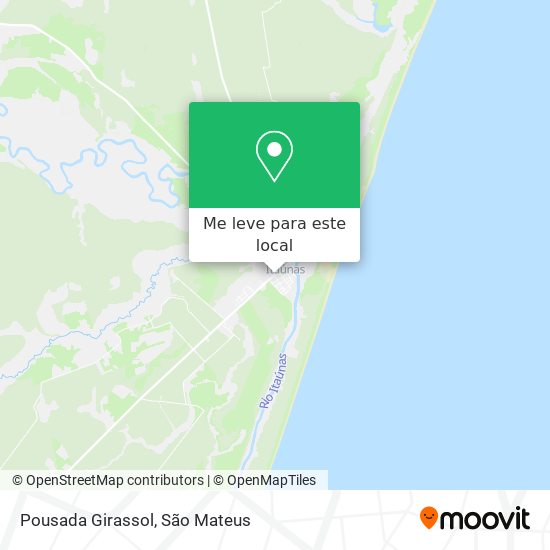 Pousada Girassol mapa