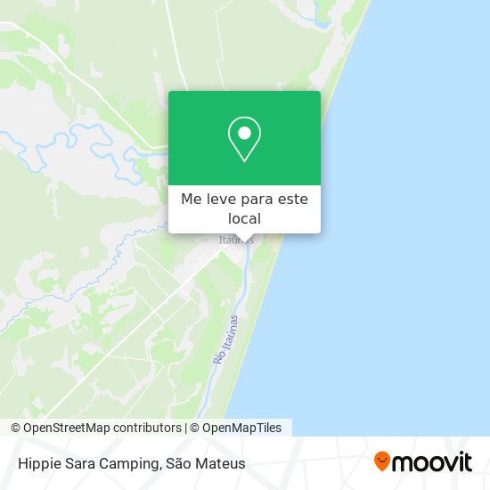 Hippie Sara Camping mapa