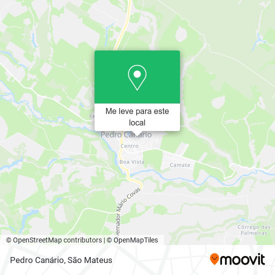 Pedro Canário mapa