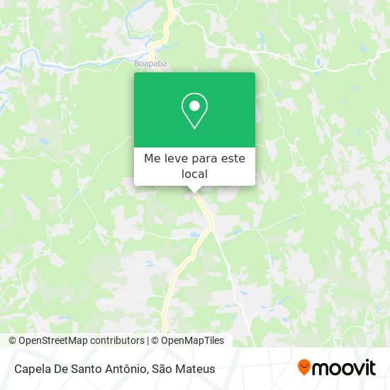 Capela De Santo Antônio mapa