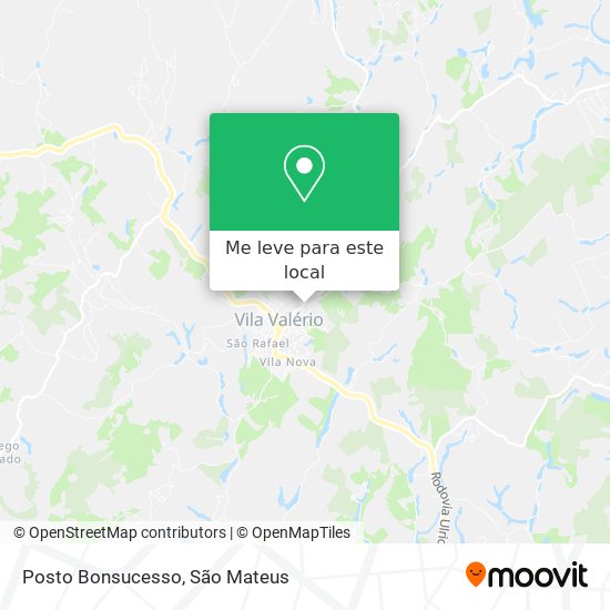Posto Bonsucesso mapa