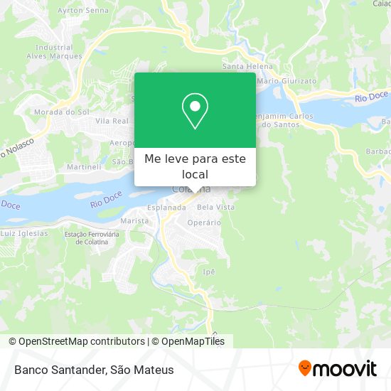 Banco Santander mapa