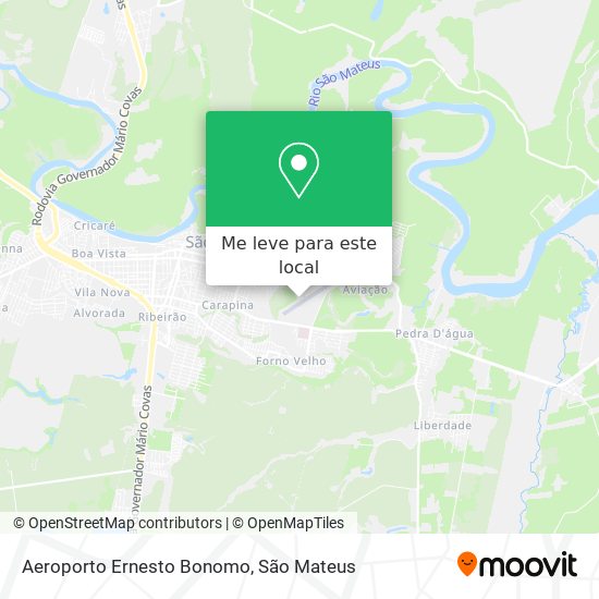 Aeroporto Ernesto Bonomo mapa
