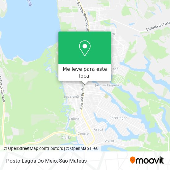 Posto Lagoa Do Meio mapa