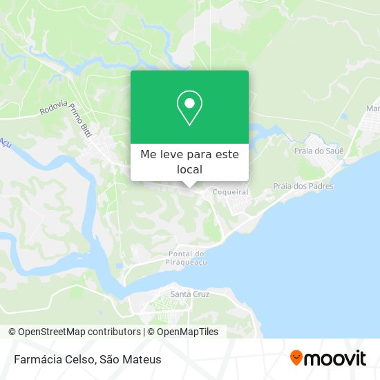 Farmácia Celso mapa