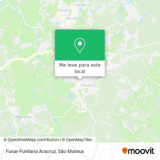 Funar-Funilaria Aracruz mapa