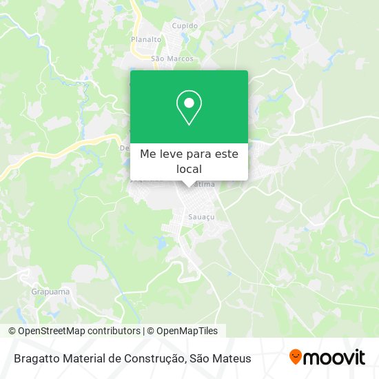 Bragatto Material de Construção mapa